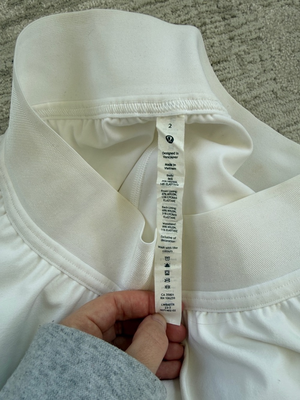 lululemon athletica White Tennis Mini Skort - Picture 3 of 5